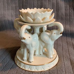 NWOT Lenox Elephant Promenade Votive